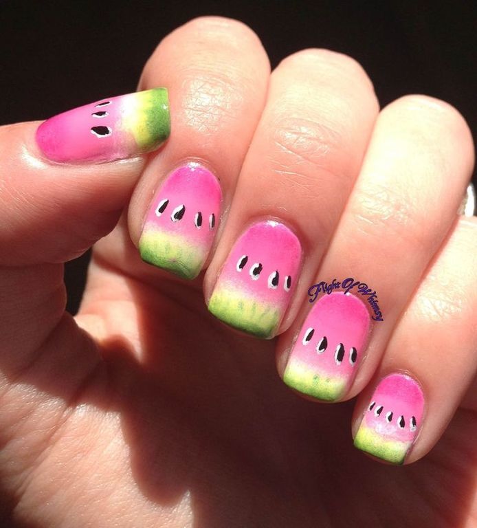 Оригинальный летний маникюр: 21 идея для красоты ваших ногтей