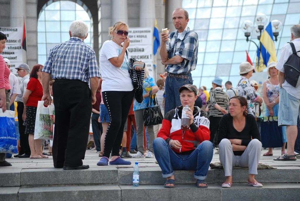 На Майдане поймали журналистов "Россия 24" за съемками нового фейка
