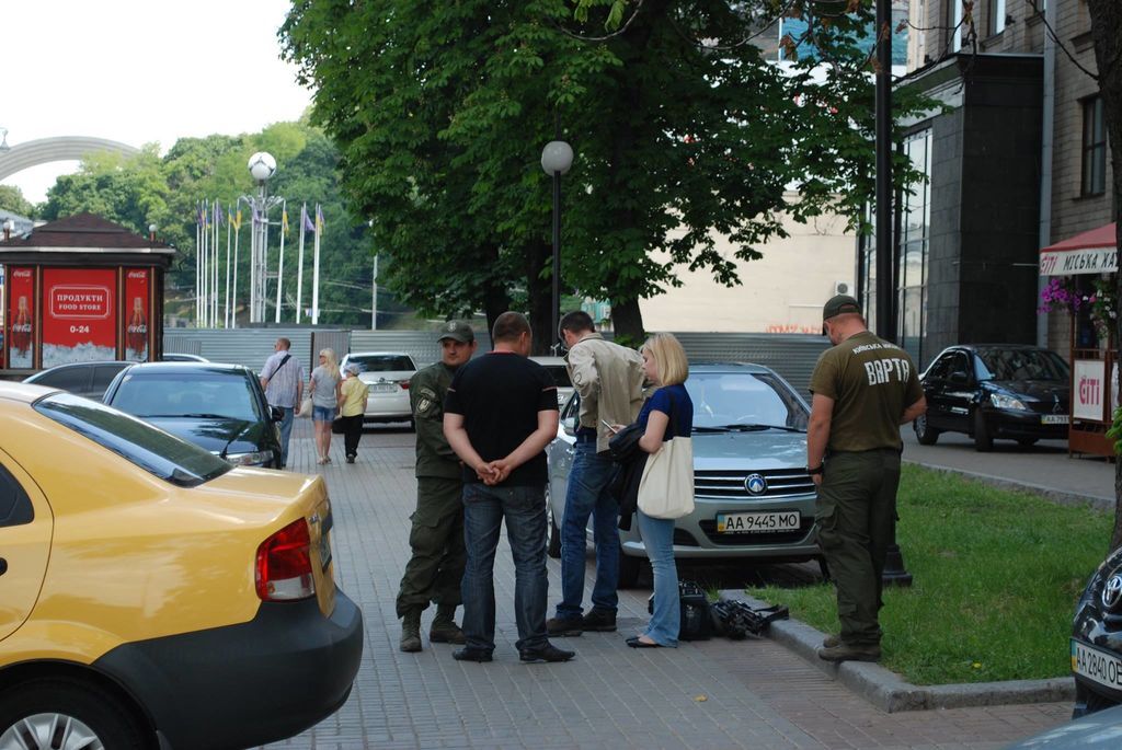 На Майдані спіймали журналістів "Росія 24" за зйомками нового фейку
