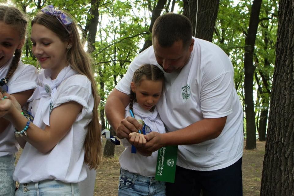У Дніпропетровську відкрили дитячий табір "укропчик". Фотофакт