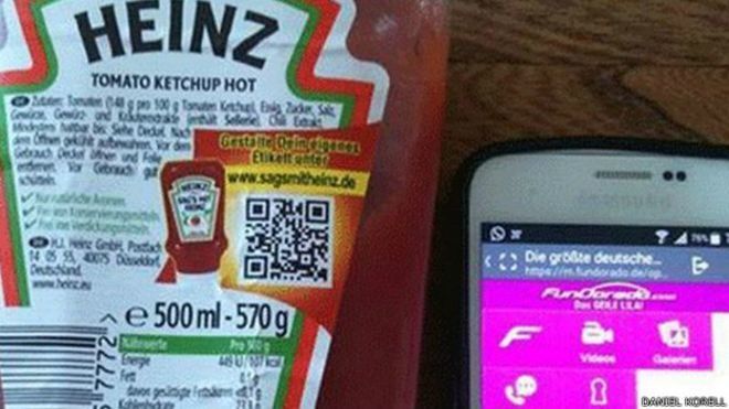 Виробник кетчупу зашифрував на етикетці адресу порносайту. Фотофакт