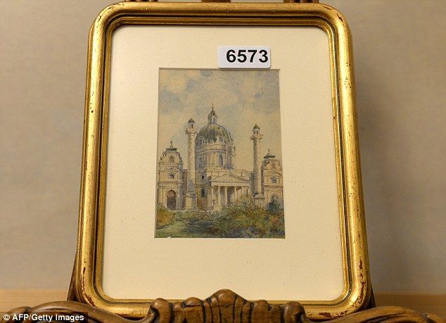 Творчество на крови: рисунки Гитлера проданы на аукционе за 300 тысяч