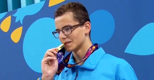 16-летний киевлянин выиграл "золото" на Европейских играх в Баку