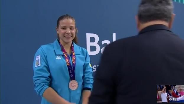 15-річна українка завоювала медаль на Європейських іграх