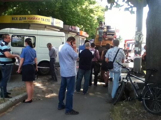 НП в Києві: власниця МАФу загрожувала комунальникам суїцидом