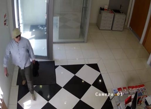 Ограбление банка в Киеве: опубликовано видео с места происшествия 
