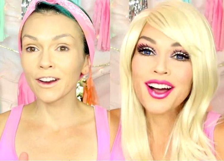 Как стать похожей на Барби: потрясающий макияж за 90 секунд