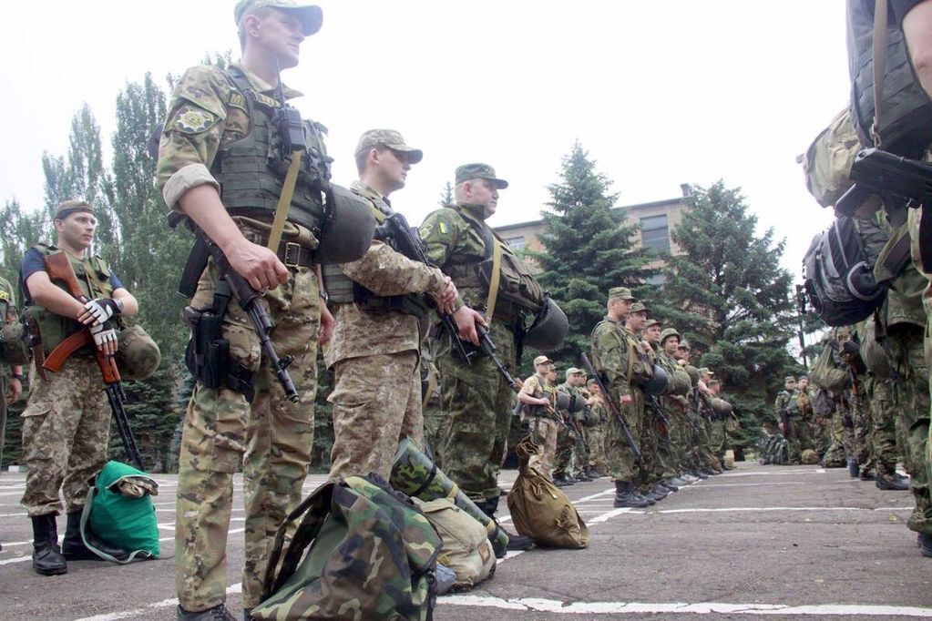 В Донецкой области создан новый украинский батальон: фоторепортаж