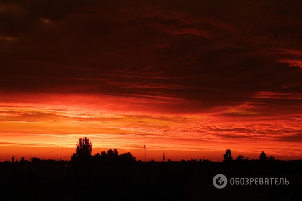 Соцмережі захоплюються заходом сонця в Києві: опубліковані фото