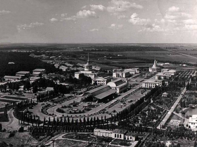 Найдены невероятные фото Киева 50-х годов с высоты птичьего полета 
