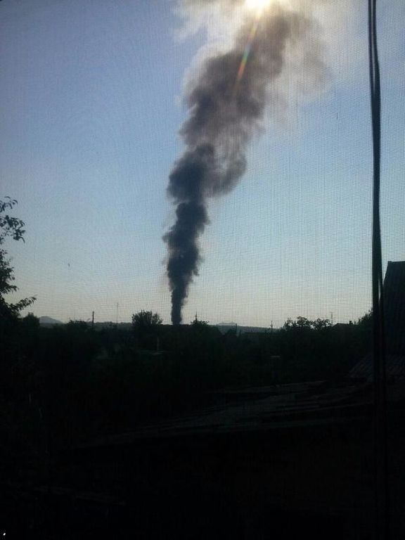 В Донецке после обстрела загорелся конно-спортивный центр экс-нардепа