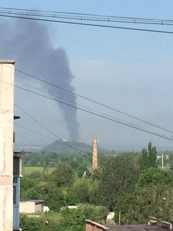 В Донецке после обстрела загорелся конно-спортивный центр экс-нардепа