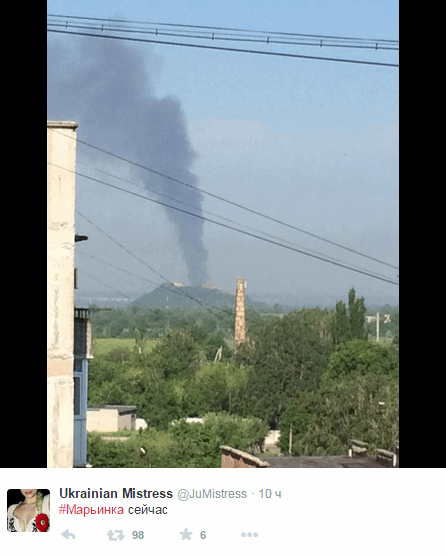 Атака террористов на Марьинку: подробности, фото и видео