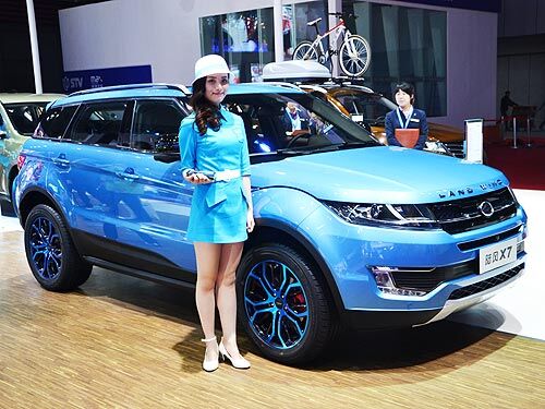 Китайцы подделали роскошный Land Rover