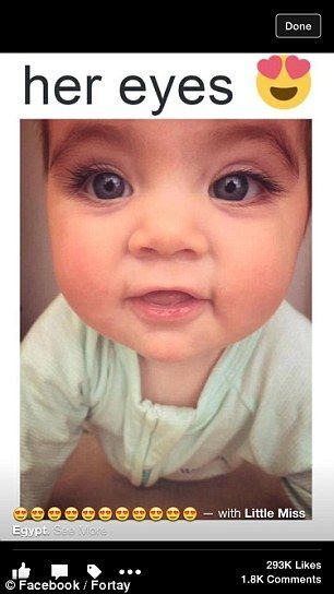 Маленькая девочка с невероятно красивыми глазами собрала 100 тыс. лайков в Фейсбуке
