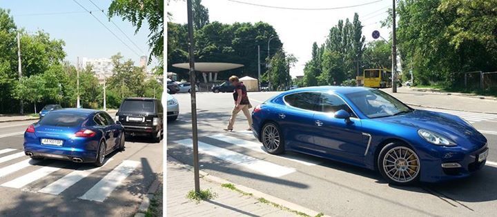 Расступись, я на Porsche: в Киеве очередной мажор стал "героем парковки"