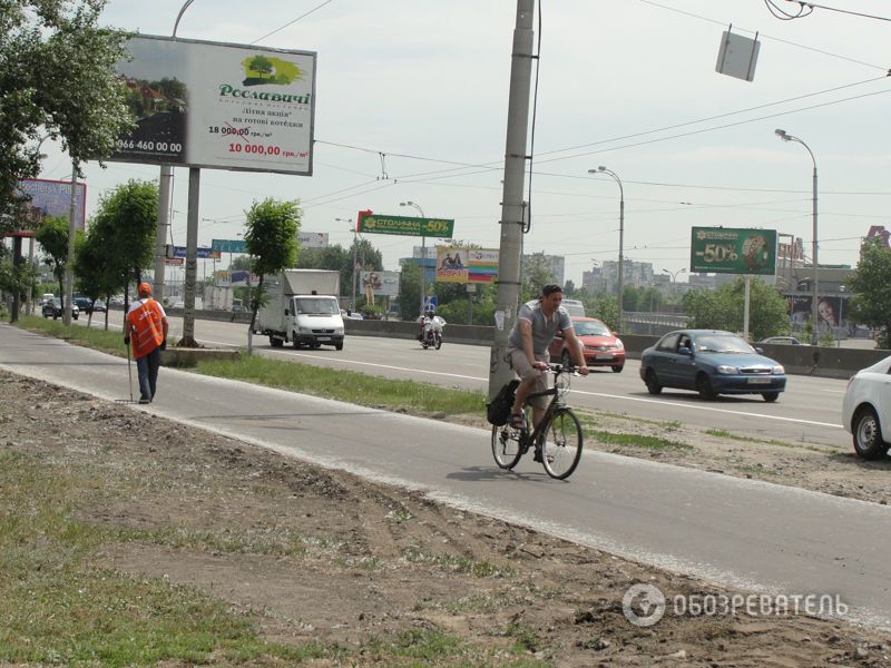 Скандальный асфальт. На киевских велодорожках увидели отмывание денег