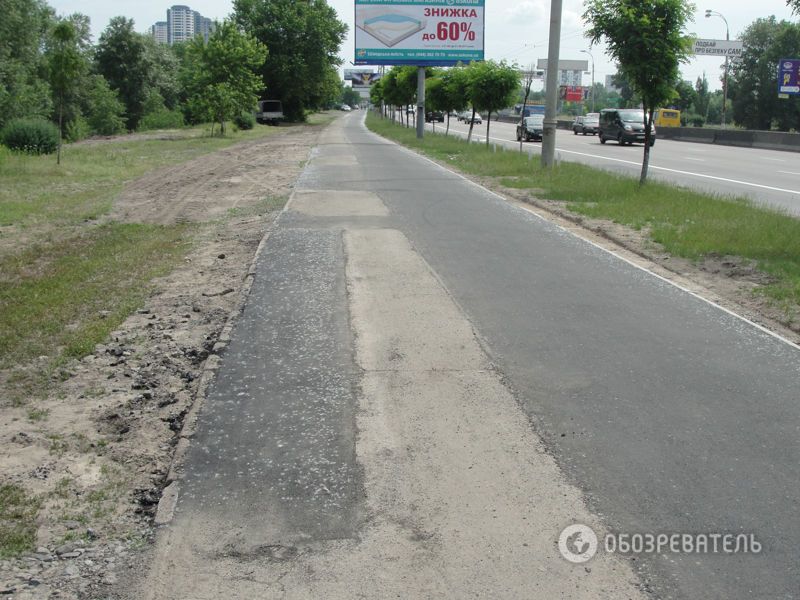 Скандальний асфальт. На київських велодоріжках побачили відмивання грошей