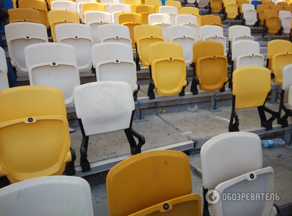 НСК "Олімпійський" після свавілля фанатів на фіналі Кубка України: ексклюзивні фото та відео