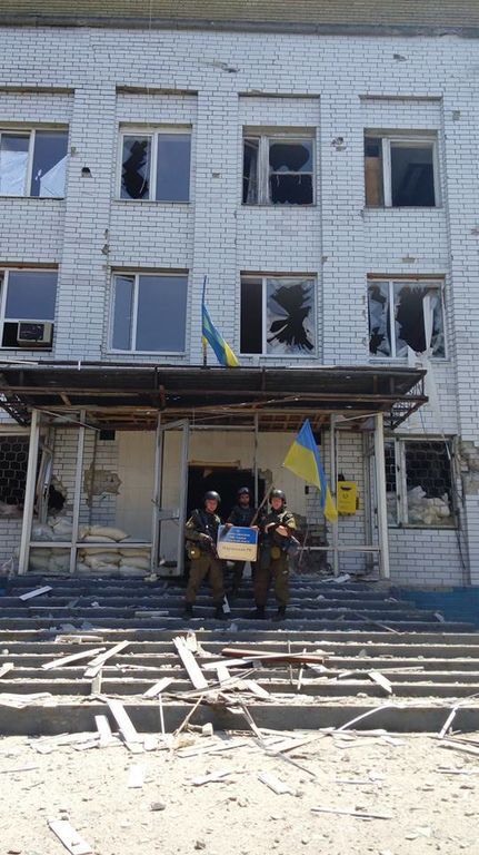 Марьинка украинская: опубликованы фото и видео отвоеванного города