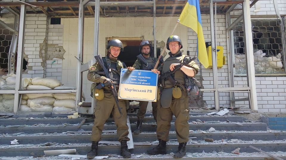 Марьинка украинская: опубликованы фото и видео отвоеванного города