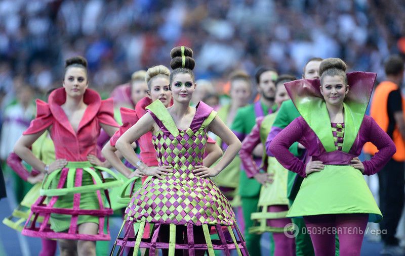 Ювентус – Барселона: яркие фото церемонии открытия финала Лиги чемпионов