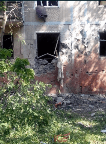 Атака терористів на Горлівку: зруйновано 10 житлових будинків