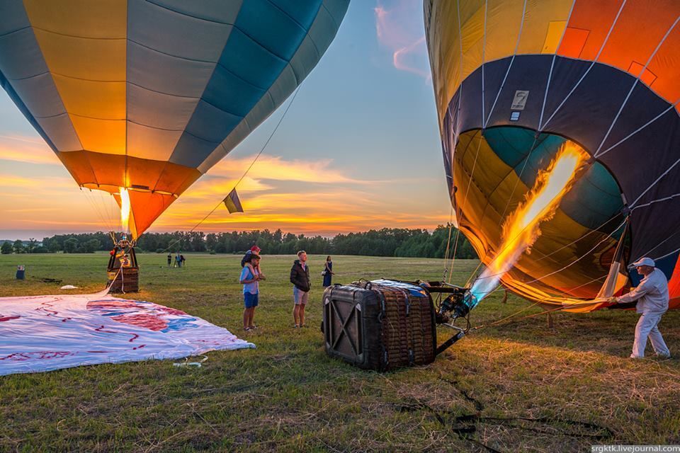 В небо над Киевщиной взлетел мега-рушник: опубликованы фото