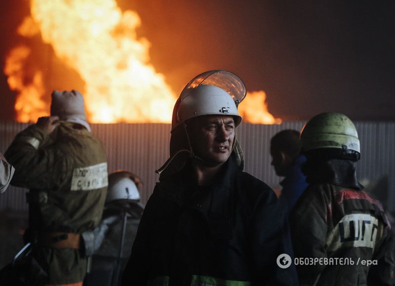 Пожежа у Василькові: опубліковано свіжі фото і відео з місця подій
