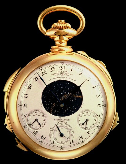 самые дорогие швейцарские часы: Patek Philippe Henry Graves Supercomplication