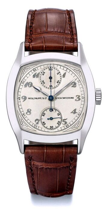 Patek Philippe Single-Button Chronograph Watch (1928) – однокнопочный хронограф