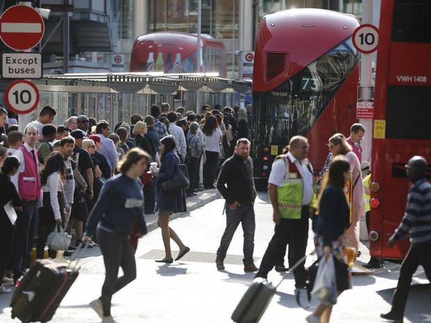 Как выглядит транспортный коллапс в Лондоне