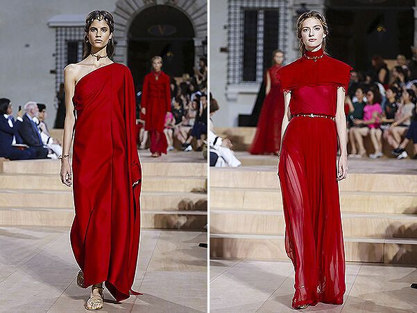 Неделя высокой моды в Париже: Valentino представил роскошную коллекцию в Риме