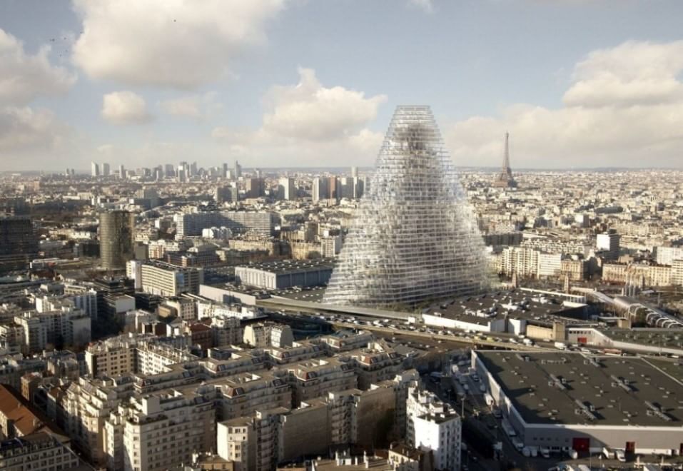 Новые высоты: в Париже построят стеклянный небоскреб-пирамиду