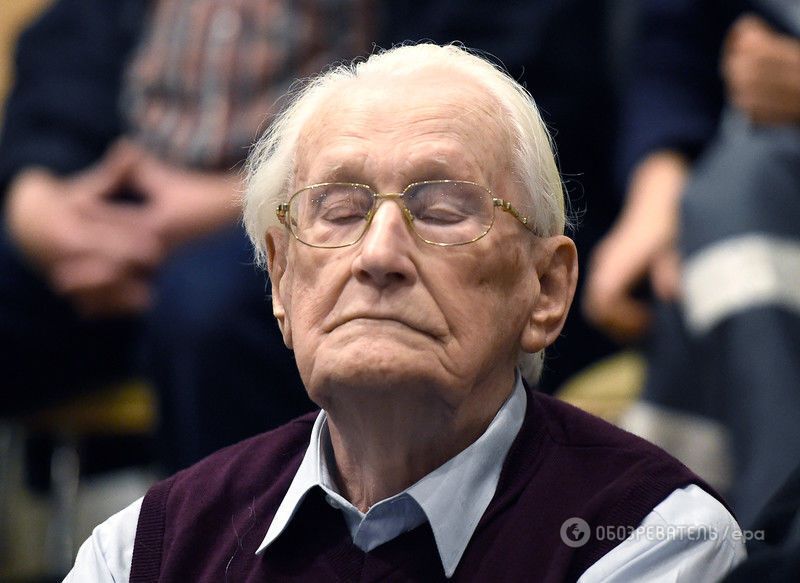"Бухгалтер Освенцима" приговорен к 4 годам тюрьмы. Фоторепортаж из зала суда