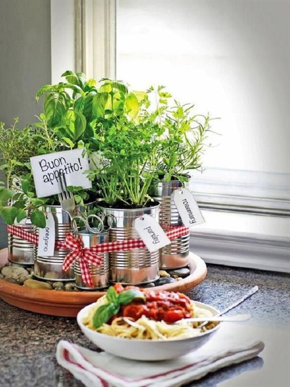 Домашний огород круглый год: 15 идей для зеленого декора кухни