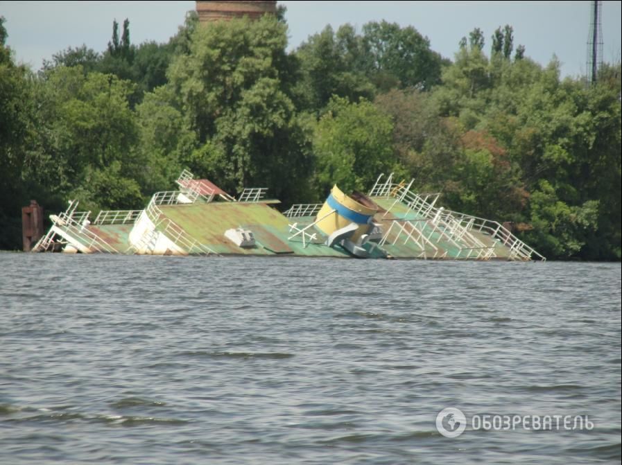 Где в Киеве обнаружить затонувшие корабли: фотофакт