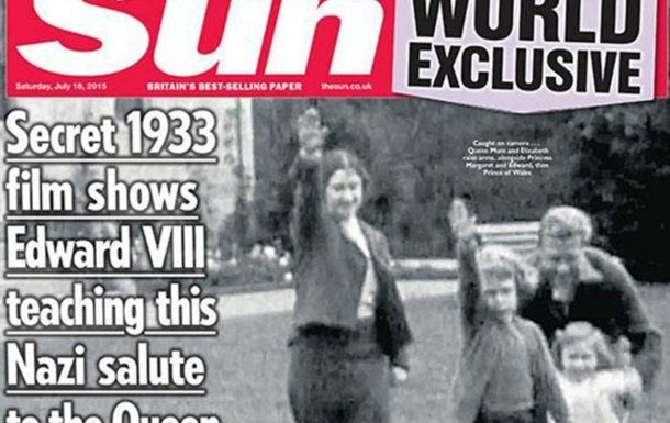 Королівський скандал. У Британії показали "нацистське привітання" Єлизавети ІІ: опубліковані фото