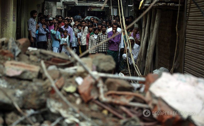 В Индии обрушился жилой дом: есть жертвы