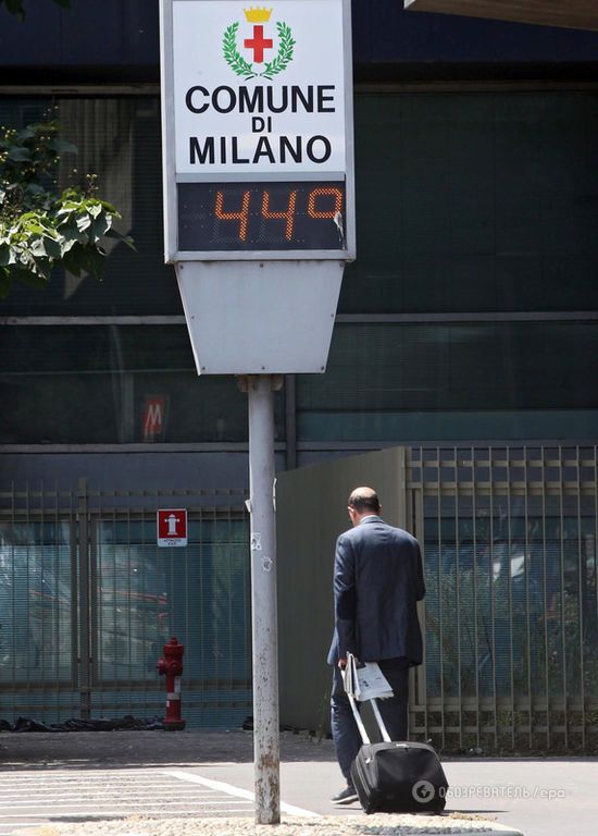В Італію прийшла 45-градусна спека: фотофакт