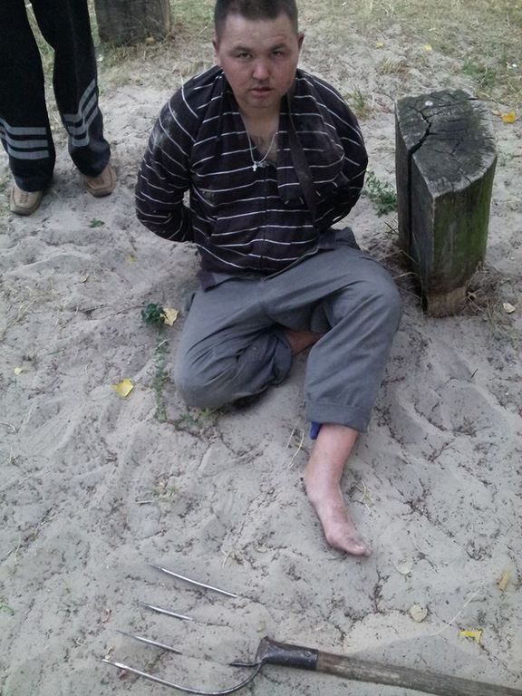 В Киеве мужчина с вилами ранил отдыхающего 