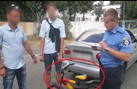 В Киеве задержали угонщиков детских велосипедов