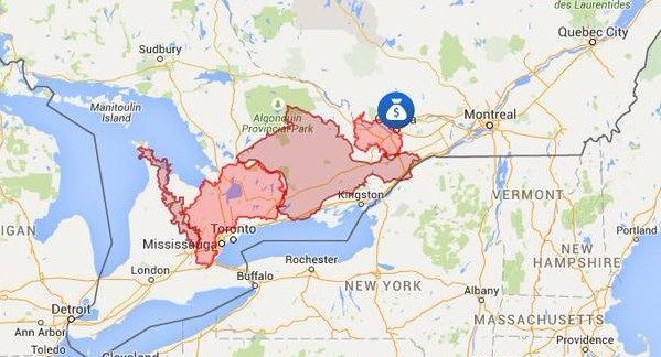 Канада на собі показала окупацію з боку Росії: мапа