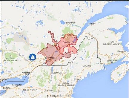 Канада на себе показала оккупацию со стороны России: карта