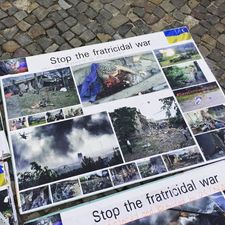 Терористи дійшли до Берліна: "ДНР"-івці під гімн Росії розповіли німцям про "українських карателів"