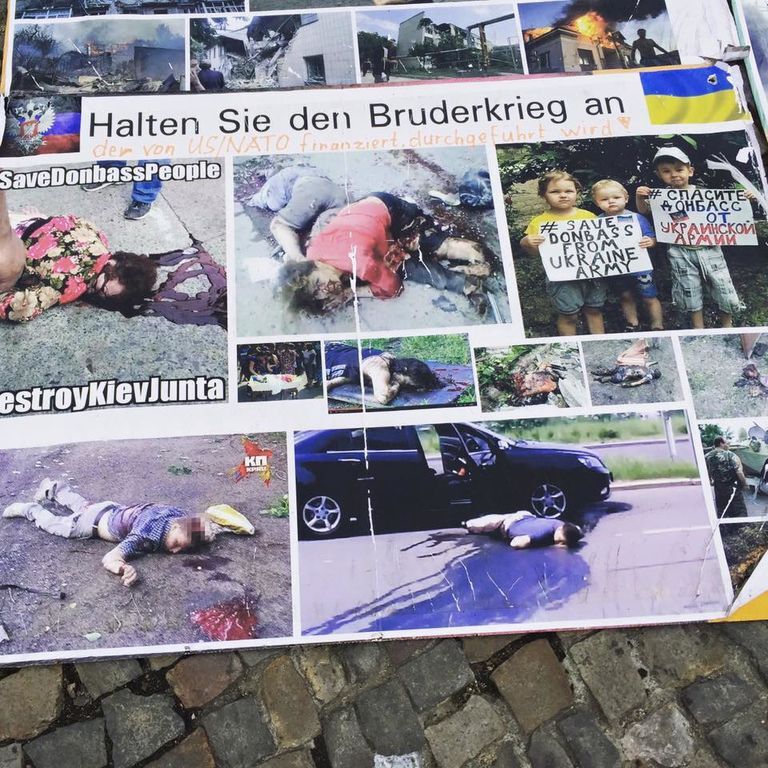 Террористы дошли до Берлина: "ДНР"-овцы под гимн России рассказали немцам об "украинских карателях"