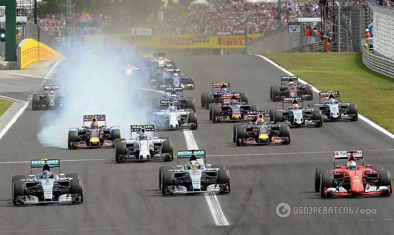 Формула-1. Невероятный Гран-при Венгрии: лучшие фото гонки