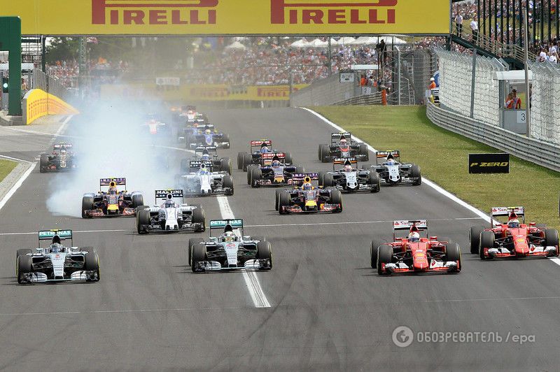 Формула-1. Невероятный Гран-при Венгрии: лучшие фото гонки
