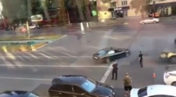 Скандал со слезоточивым газом в Киеве: опубликовано видео с авто-нарушителем