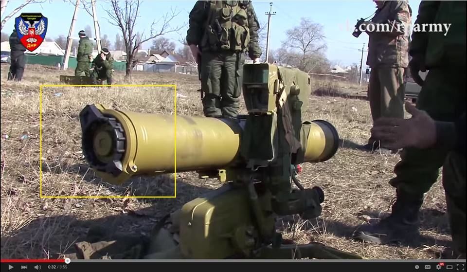 Терористи "ДНР" засвітили на відео унікальне російську зброю